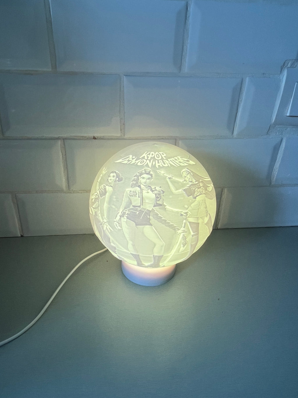Lampe litophanie kpop démon Hunter netflix