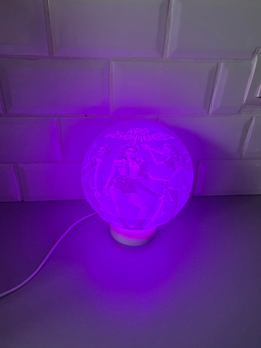 Lampe litophanie kpop démon Hunter netflix