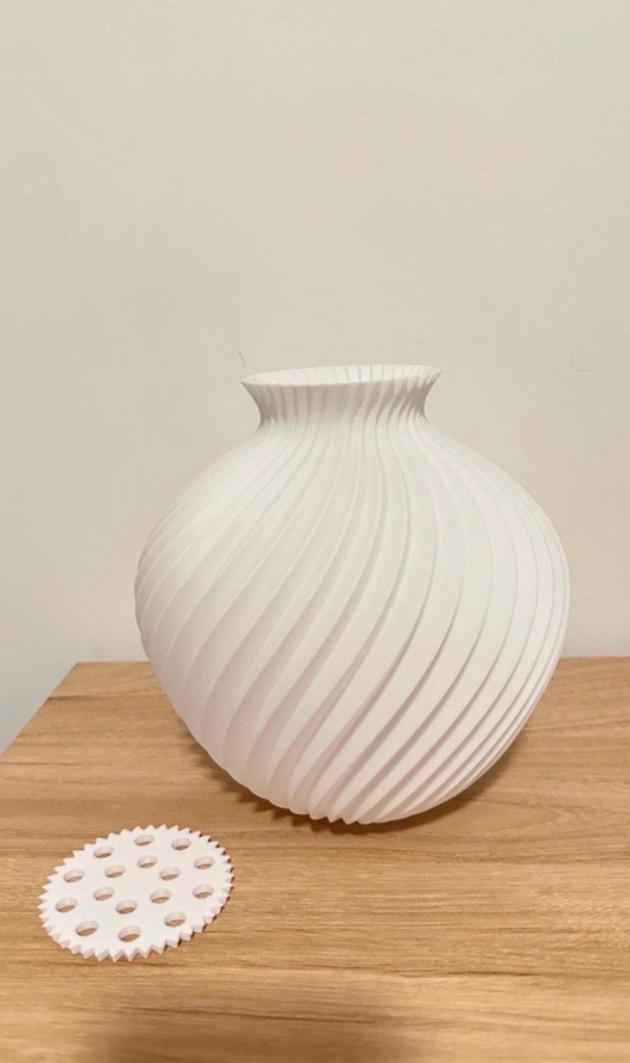Joli vase rond pour LEGO Flowers Icons ou fleurs coupées – différents coloris