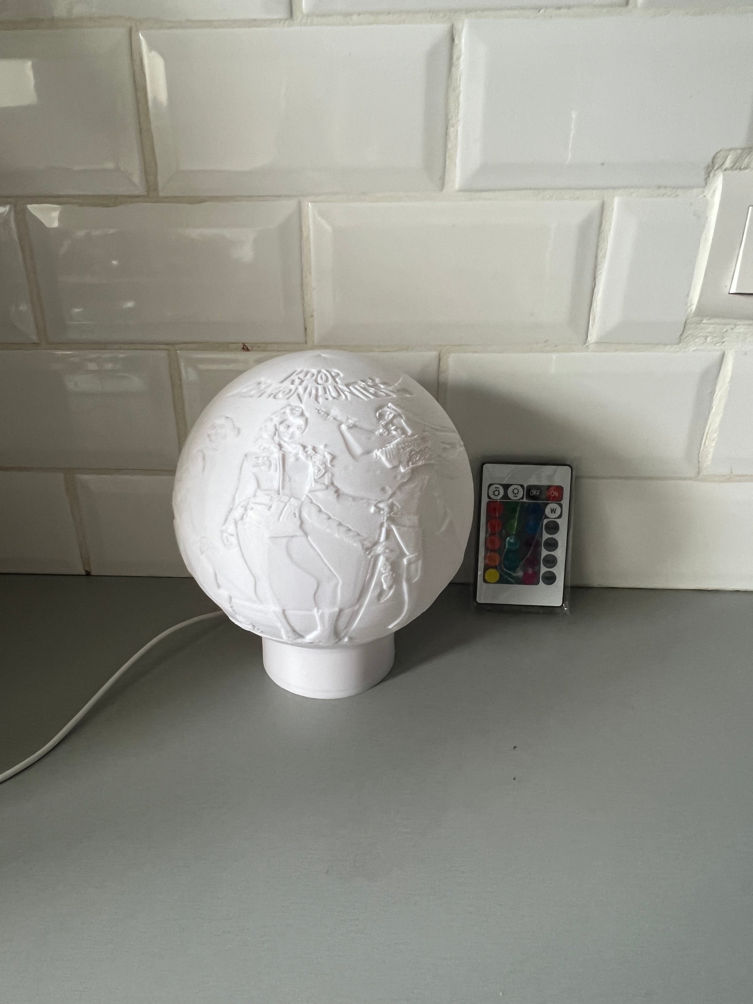 Lampe litophanie kpop démon Hunter netflix