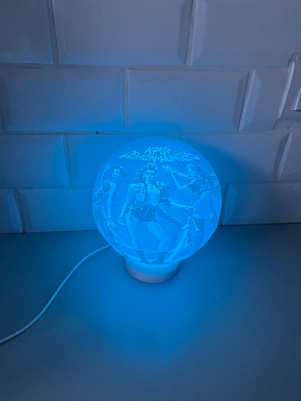 Lampe litophanie kpop démon Hunter netflix