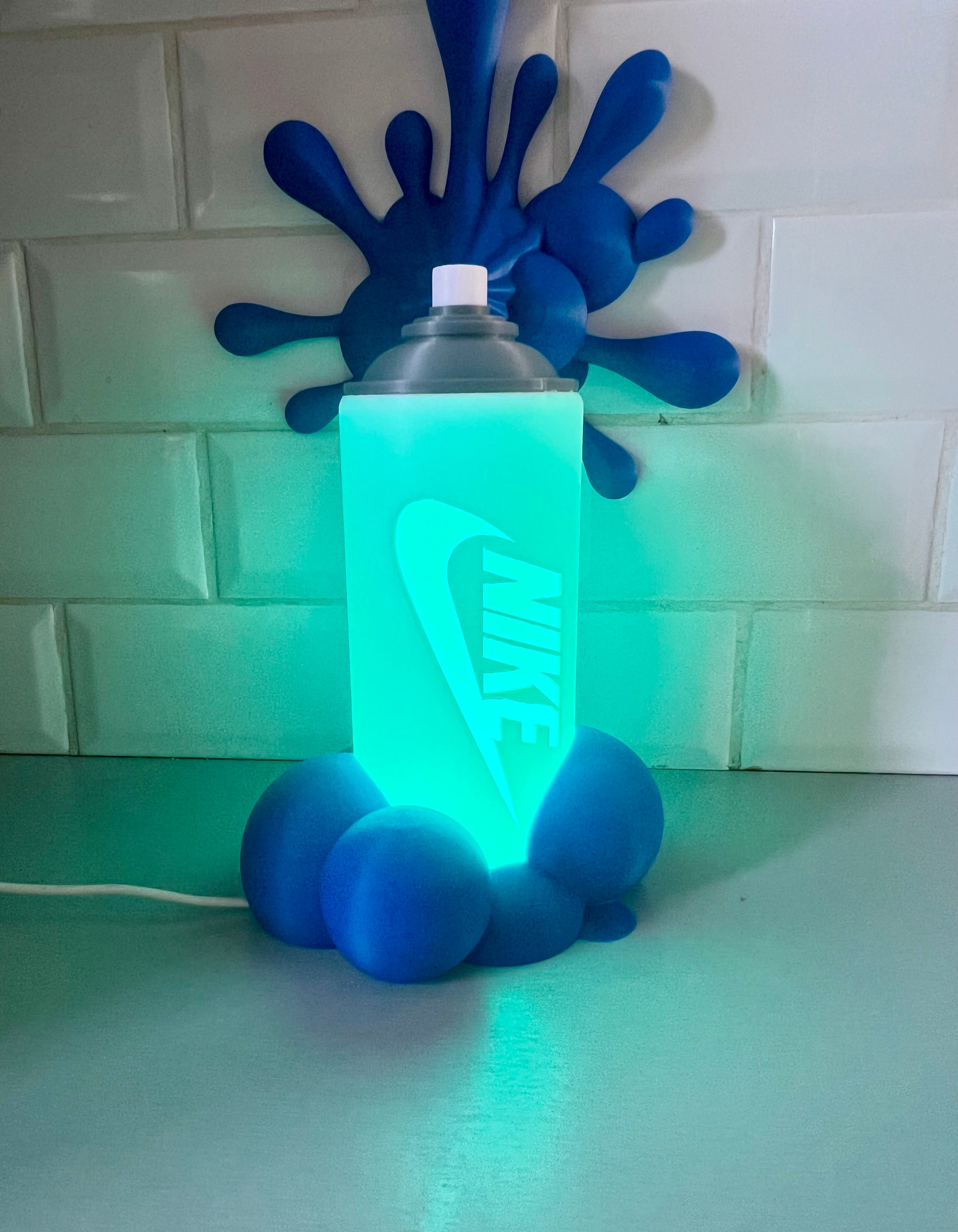 Lampe graf Nike style graffiti