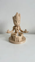 Figurine Groot zen avec bougie led