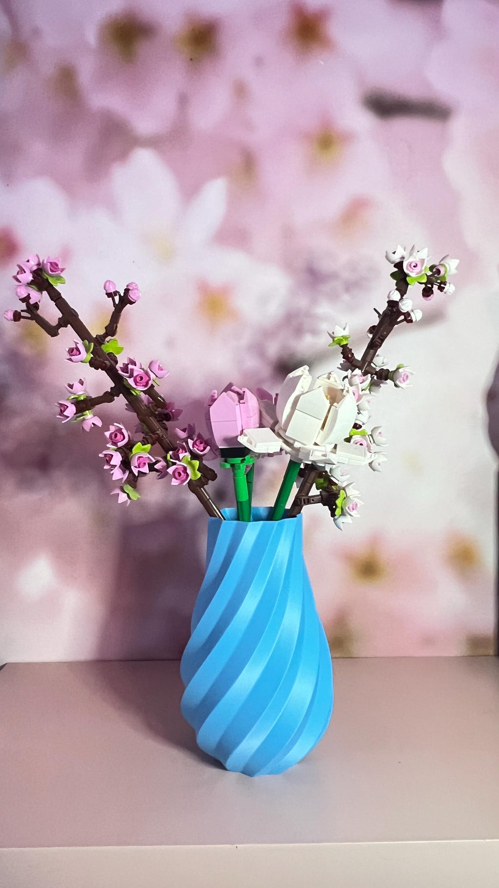 Bonito jarrón n.° 1 para LEGO Flowers Icons o flores cortadas: varios colores