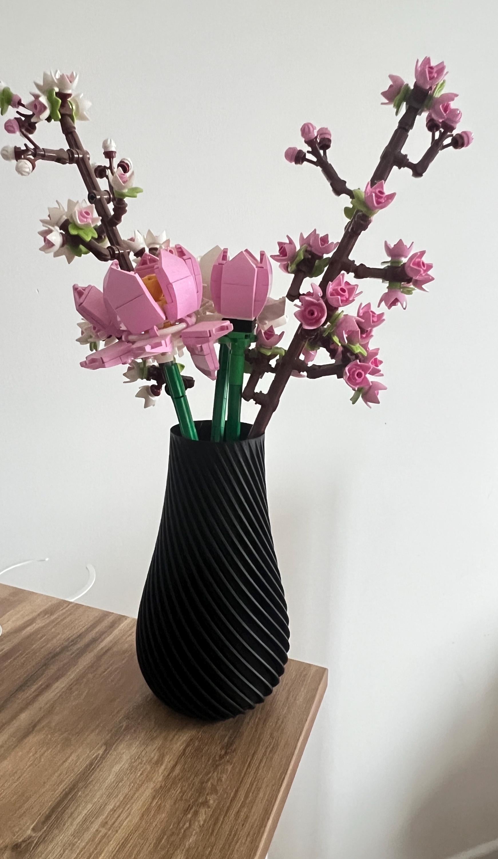 Joli vase n 2 pour LEGO Flowers Icons ou fleurs coupées – différents coloris